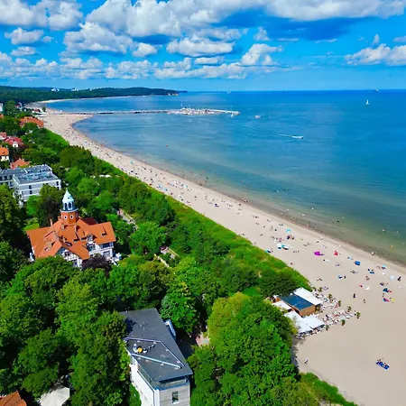Lägenhet Monte Poddasze I Ciasna Ale Wanna I 5 Minut Plaza Sopot